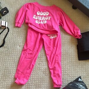 Vintage Havana sweatsuit “good energy club”